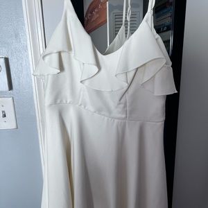 White Graduation Dress